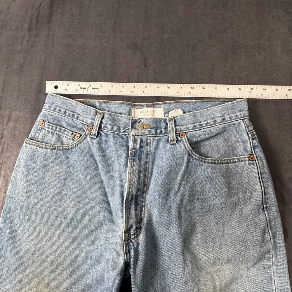 Levi's 550 Relaxed Fit Jeans Mens 36x32 Light Wash Blue Denim Vintage Canada